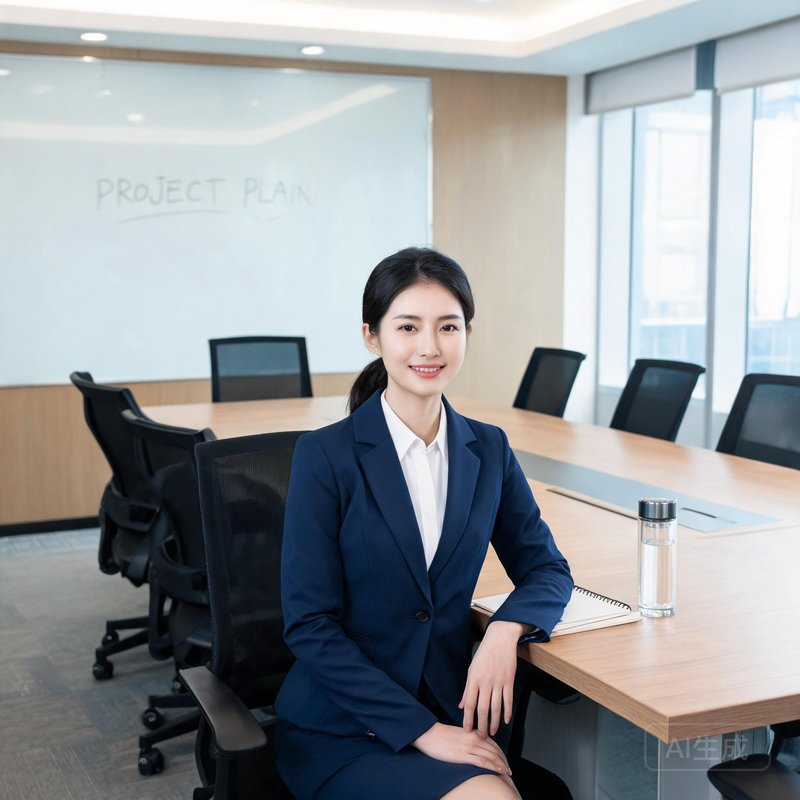 首席技术官李娜，自信干练，在会议室中